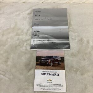 2018 Chevrolet Traverse Owners Manual Users Guide Book 18 OEM#23168733